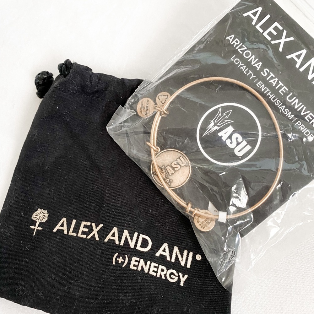 NWT Alex and Ani ASU bracelet